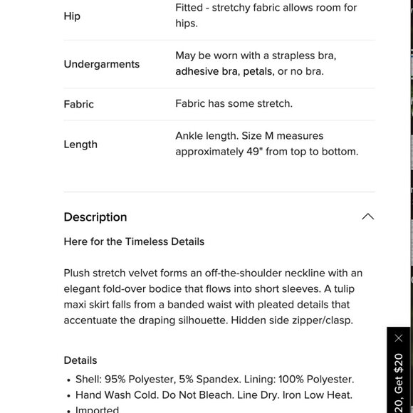 NWT Lulus I'm Enchanted Rust Orange Velvet Off-the-Shoulder Maxi Dress - Picture 5 of 5